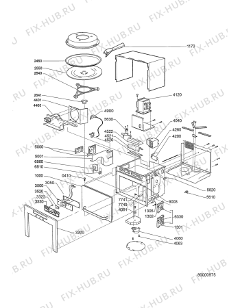 Схема №1 EMCC 8238 PT с изображением Сенсорная панель для свч печи Whirlpool 480120101245