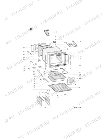 Схема №2 ACMK 6121/IX с изображением Труба для электропечи Whirlpool 482000092253