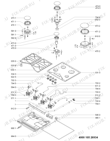 Схема №1 AKM 529/NA/C с изображением Втулка для электропечи Whirlpool 481010423044