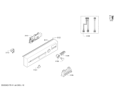 Схема №4 SR25E230RU с изображением Передняя панель для посудомойки Siemens 00707280