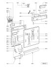 Схема №2 GSXP 7798/2 с изображением Панель для посудомойки Whirlpool 481245372923