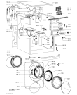 Схема №1 WAE 8848 с изображением Модуль (плата) для стиральной машины Whirlpool 481010461502