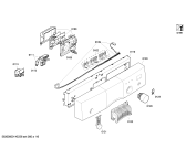 Схема №3 SRS55C02GB с изображением Передняя панель для электропосудомоечной машины Bosch 00665373