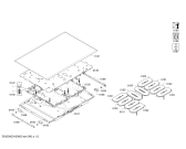 Схема №2 PXY875DE1E с изображением Нижняя часть корпуса для плиты (духовки) Bosch 00773076