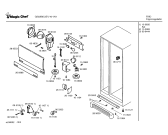 Схема №5 GS22B6C3EV с изображением Корпус для холодильника Bosch 00161164