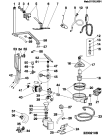 Схема №2 DI450AC (F040241) с изображением Панель управления для посудомоечной машины Indesit C00145713