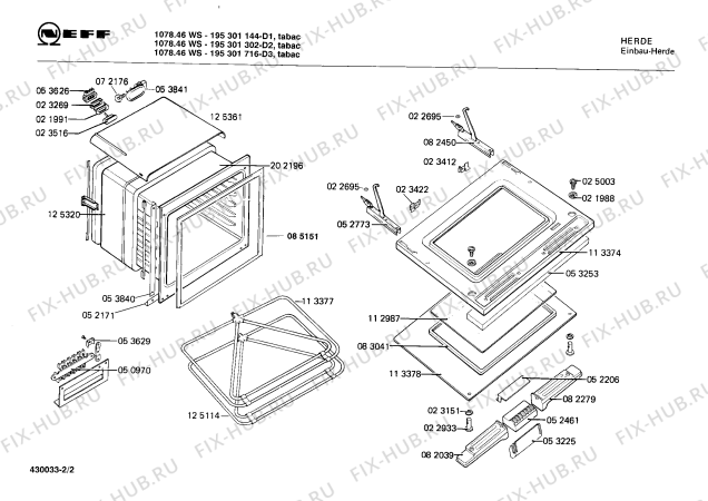 Схема №1 195301054 1078.46HCF с изображением Энергорегулятор для плиты (духовки) Bosch 00053839