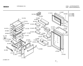 Схема №3 KDF3296TR с изображением Дверь для холодильной камеры Bosch 00217503