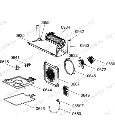 Взрыв-схема плиты (духовки) Gorenje EC9636X (731434, FR614E-BEG42) - Схема узла 07