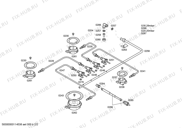 Схема №2 3EPG389N с изображением Решетка для духового шкафа Bosch 00447977