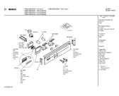 Схема №3 HBN245BAU с изображением Панель управления для плиты (духовки) Bosch 00299231