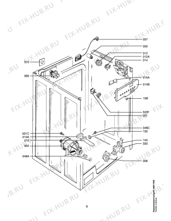 Взрыв-схема стиральной машины Matura 9020, 20023 - Схема узла Electrical equipment 268