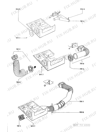 Схема №2 AWG 221/AL с изображением Винтик Whirlpool 481950238022