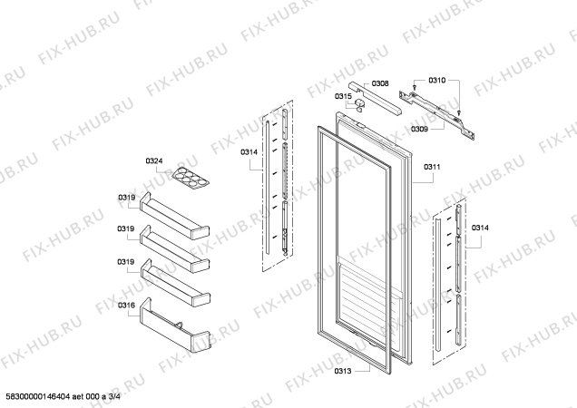 Схема №4 KIR25P60L с изображением Ремкомплект для холодильника Siemens 00701391