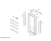 Схема №4 RB289203CN Gaggenau с изображением Стеклопанель для холодильника Bosch 00677882