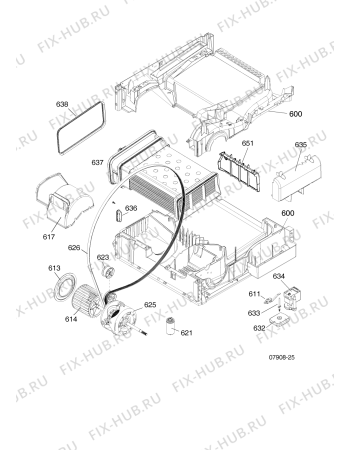Схема №3 IDC75BFR (F089010) с изображением Запчасть для стиралки Indesit C00513038