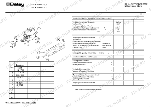 Схема №3 KSG35V21NE с изображением Клапан для холодильника Bosch 00360926