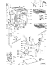 Схема №1 ADG 7340/2 с изображением Микромодуль для электропосудомоечной машины Whirlpool 481221838529
