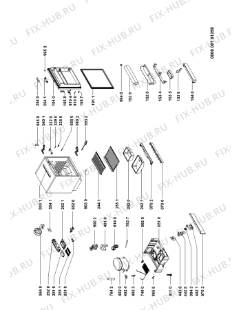 Схема №1 ARL391B3 (F091269) с изображением Руководство для холодильника Indesit C00356666