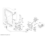 Схема №4 S41N53N2EU с изображением Передняя панель для посудомойки Bosch 00743624