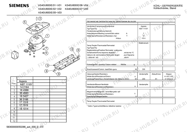 Схема №2 KS40U600IE с изображением Дверь для холодильной камеры Siemens 00216877