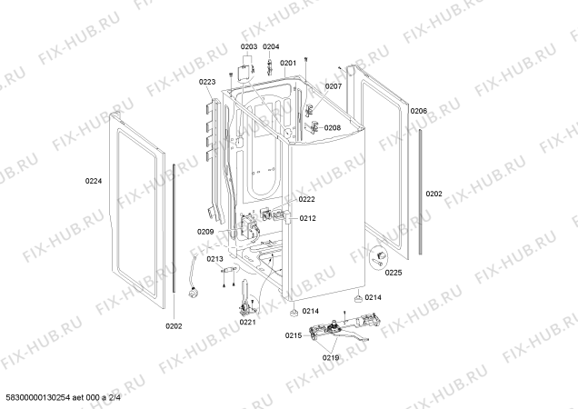 Схема №4 WOT20352OE с изображением Щелочная помпа для стиральной машины Bosch 00144894