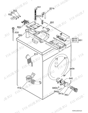 Взрыв-схема стиральной машины Electrolux EWW1689SWG - Схема узла Hydraulic System 272