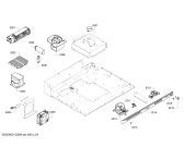 Схема №4 DM301ES с изображением Стеклянная полка для плиты (духовки) Bosch 00664826