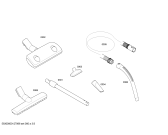 Схема №3 VS6PT2022 PROFILO parquet hepa 2000W с изображением Крышка для пылесоса Bosch 00664979