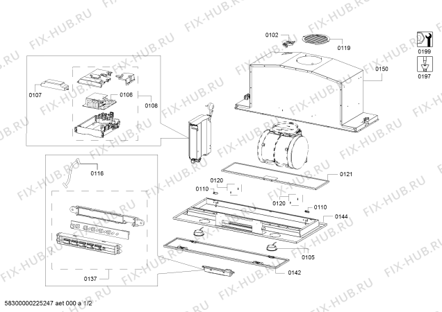 Схема №1 LB59584 Siemens с изображением Рамка для вентиляции Siemens 00772589