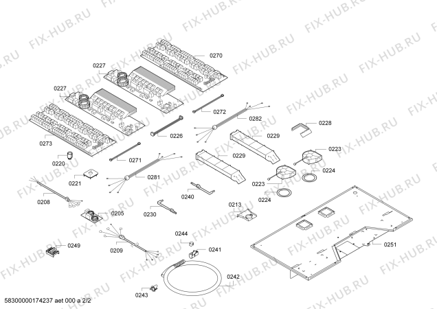 Схема №1 CIT36XKBB Full Induction Cooktop с изображением Соединительный элемент для электропечи Bosch 00626516