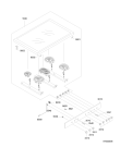 Схема №2 ACM 932 IX с изображением Панель для плиты (духовки) Whirlpool 480121101626