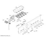 Схема №4 CH132250 с изображением Панель управления для духового шкафа Bosch 00671650
