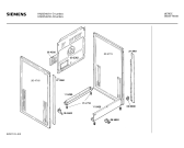 Схема №3 HN23540 с изображением Дверь для духового шкафа Siemens 00285099