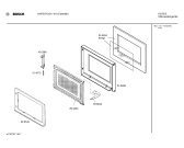 Схема №2 HMT875G с изображением Передняя панель для микроволновки Bosch 00351739