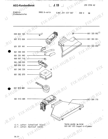 Взрыв-схема плиты (духовки) Aeg COMP.9908B GB - Схема узла Section1