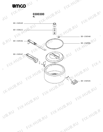 Схема №1 0300300 с изображением Сотейника Seb SS-150549