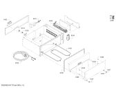 Схема №1 WDC30J с изображением Панель выдвижного ящика для духового шкафа Bosch 11012143