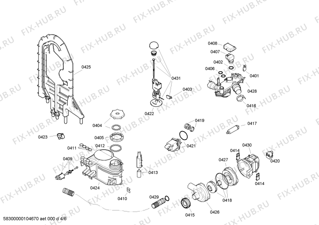 Схема №3 SGS85E02EU Exclusiv с изображением Краткая инструкция для посудомойки Bosch 00589849