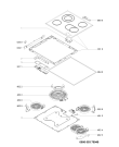 Схема №1 AKT821BA (F092632) с изображением Запчасть для плиты (духовки) Indesit C00370360