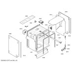 Схема №2 S54M45X6EU с изображением Набор кнопок для посудомоечной машины Bosch 00605924