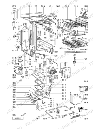 Схема №2 ADG 9540/1 WH с изображением Обшивка для посудомоечной машины Whirlpool 481245379884