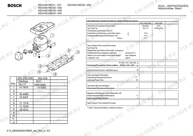 Схема №2 KSV4401NE cooler с изображением Дверь для холодильной камеры Bosch 00236344