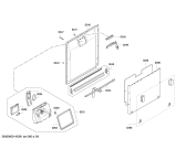 Схема №5 SBVKBE01 с изображением Передняя панель для посудомойки Bosch 00673626