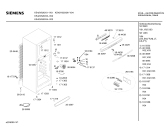 Схема №2 KS40U120GR с изображением Дверь для холодильной камеры Siemens 00238040