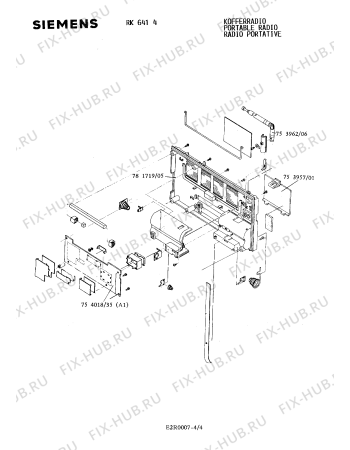 Схема №2 RK6414 с изображением Сервисная инструкция для телевизора Siemens 00535165