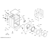 Схема №5 WM16E490NL с изображением Панель управления для стиралки Siemens 00449634