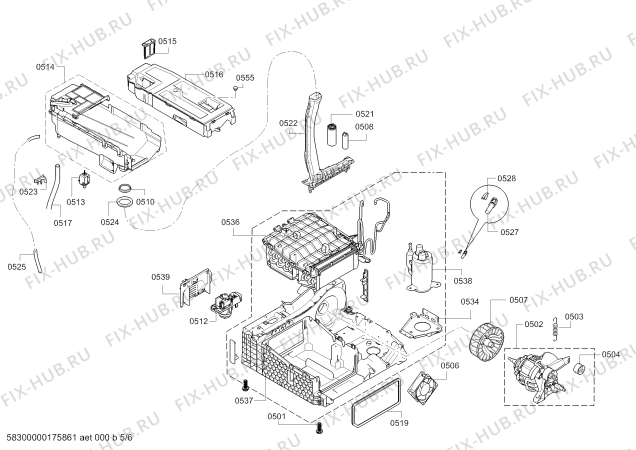 Схема №3 WT46W262FG iQ700 selfCleaning condenser с изображением Панель управления для сушильной машины Siemens 00747985