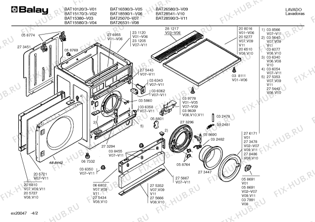 Схема №4 BAT15580/3 BAT15580 с изображением Переключатель для стиральной машины Bosch 00036369