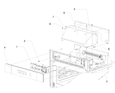 Схема №1 CBM9000E (177106, BT32CF2) с изображением Элемент корпуса для микроволновой печи Gorenje 287879